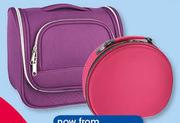 Clicks Vanity Cases Round Cerise-Each