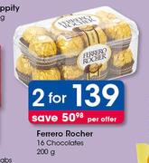 Ferrero Rocher 16 Chocolates-2 x 200g