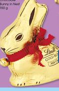 Lindt Gold Milk Chocolate Bunny-200g Each