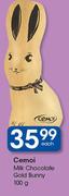 Cemoi Milk Chocolate Gold Bunny-100g Each