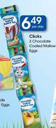Clicks 3 Chocolate Coated Mallow Eggs-Per Strip