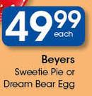 Beyers Sweetie Pie Or Dream Bear Egg-Each
