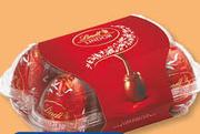 Lindt Lindor 6 Milk Chocolate Eggs-168g Per Pack