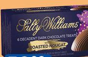 Sally Williams 6 Decadent Dark Chocolate Treats With Roasted Nougat-102g Per Pack