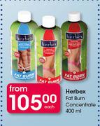 Herbex Fat Burn Concentrate-400ml Each