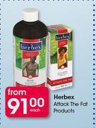 Herbex Attack The Fat Products-Each