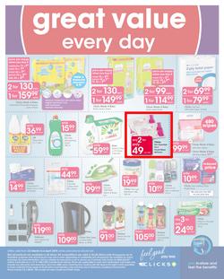Clicks : Autumn Savings (22 Mar - 4 Apr 2019), page 52