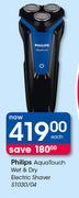 Philips AquaTouch Wet & Dry Electric Shaver-Each