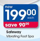 Safeway Vibrating Foot Spa Each