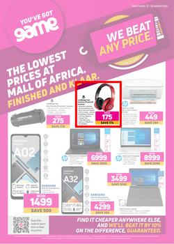 Game Mall Of Africa : The Lowest Prices (27 August - 30 August 2021), page 1
