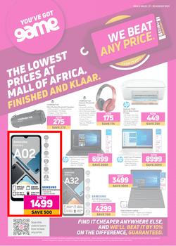 Game Mall Of Africa : The Lowest Prices (27 August - 30 August 2021), page 1
