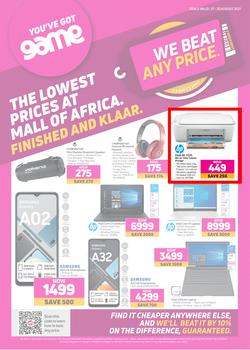 Game Mall Of Africa : The Lowest Prices (27 August - 30 August 2021), page 1