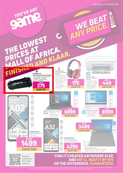 Game Mall Of Africa : The Lowest Prices (27 August - 30 August 2021), page 1