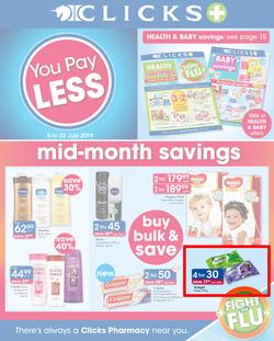 Clicks : You Pay Less (5 July - 22 July 2019), page 1