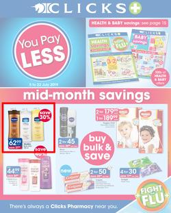 Clicks : You Pay Less (5 July - 22 July 2019), page 1
