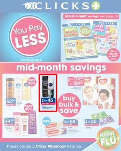 Clicks : You Pay Less (5 July - 22 July 2019), page 1