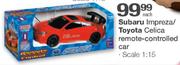 Subaru Impreza/Toyota Celica Remote Controlled Car