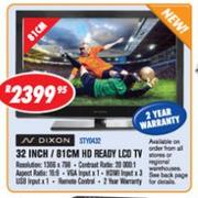 Dixon 32"(81cm) HD Ready LCD TV