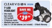 Clearvision 7 LED Headlight
