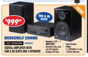 Dixon Digital Amplifier With USB & SD Slot And 2 Speakers