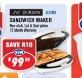 Dixon Sandwich maker
