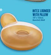 Intex Lounger With Pillow-137x122cm