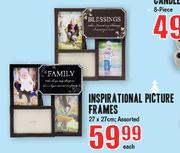 Inspirational Picture Frames Assorted-27 x 27cm