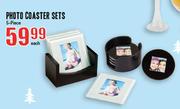 Photo 5-Piece Coaster Sets Each