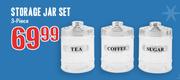 Storage 3-Piece Jar Set