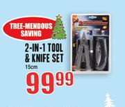 2-In-1 Tool & Knife Set-15cm