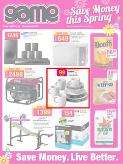 Game : Save Money this Spring (11 Sep - 17 Sep 2013), page 1