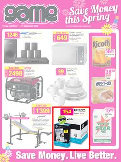 Game : Save Money this Spring (11 Sep - 17 Sep 2013), page 1