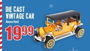 Die Casr Vintage Car Assorted