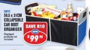 59.5x31cm Collapsible Car Boot Organiser