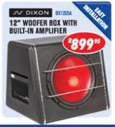 N Dixon 12" Woofer Box With Built In Amplifier