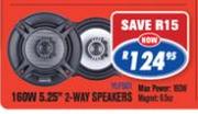 Jabson 160W 5.25" 2 Way Speakers