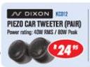 N Dixon Piezo Car Tweeter(Pair)-Each