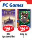 PC Assorted Games-Each