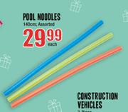 Pool Noodles 140cm Assorted-Each