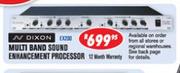 N Dixon Multi Band Sound Enhancement Processor