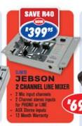 3 Jebson 2 Channel Line Mxer