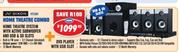 N Dixon Home Theatre System With Active Subwoofer And USB & SD Slots + DVD Player With USB Slot
