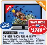 N Dixon 39 Inch/99cm Full HD LED TV