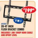 Flush Bracket Combo-26-47 Inch