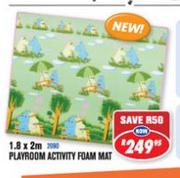 1.8X2m Playroom Activity Foam Mat-Each