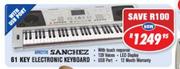 Sanchez 61 Key Electronic Keyboard-Each
