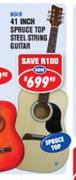 Sanchez 41 Inch Spruce Top Steel String Guitar-Each
