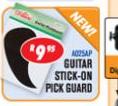 Guitar Stick-On Pick Guard-Each