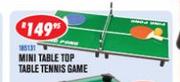 Mini Table Top Table Tennis Game-Each