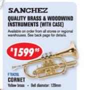 Sanchez Quality Brass & Woodwind Instruments (With Case)-Each